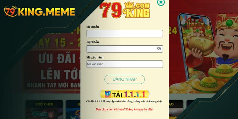 Đăng Nhập 79king